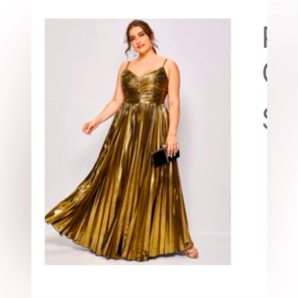 Gold dress